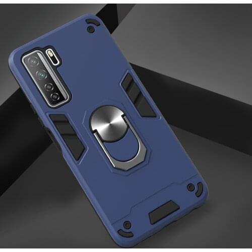 Luxury Shockproof Armor Ring Case For Huawei P40 Lite 5G Y5P Y6P Y8P Y9S Y5 Y6 Y7 Prine 2019 Pro Nova 5T P Smart Z S 2020 Cover