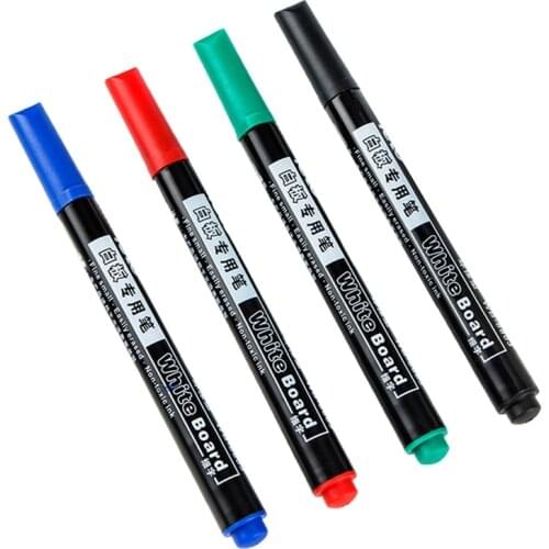 Erasable Whiteboard Pen Fine Tip Water-based Pen-black Marker Pen School Supplies Childrens Drawing Pen New 1pc 1.1*11.8cm