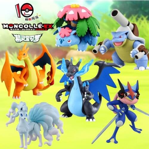 TOMY Pokemon Action Figure Haunter Charizard Snorlax Slowpoke Doll Limited Rare Model Toy