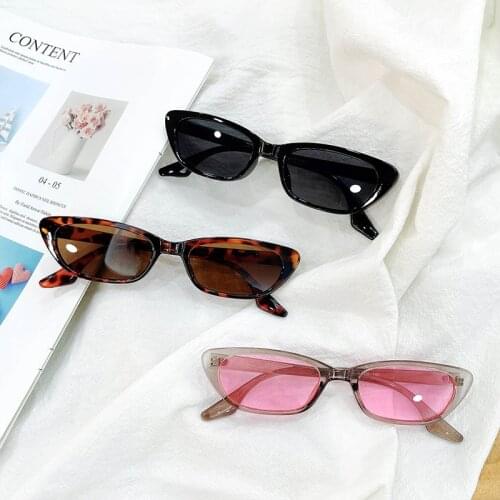 Trending Sunglasses Fashion Cats Eye Small Box Womens Mens Sun Glasses Vintage Luxury American Style Driving Glasses Vendors