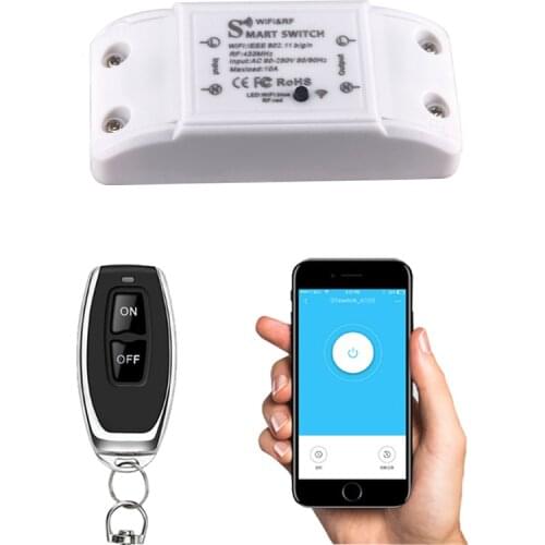 COLOROCK WiFi Smart Switch RF433 Tuya and Smart Life App Control Support Alexa and Google Assistant Voice Control