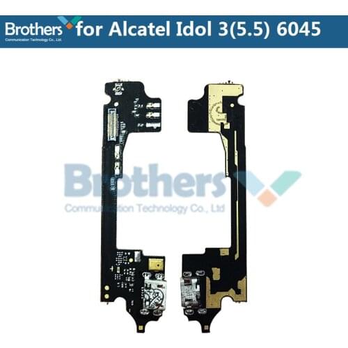 USB Charging For Alcatel Idol 3 (5.5) 6045 Charger Port Dock Connector Flex Cable For Alcatel 6045 Phone Replacement Tested Work