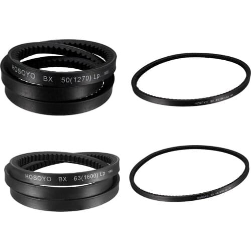 Uxcell 5pcs Drive V-Belt Industrial Rubber Transmission Belt Replacement