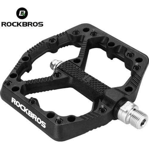 ROCKBROS Bicycle Pedals Non-slip Mtb Bmx Cycling Pedals Nylon Ultralight Waterproof Bike Platform Pedals Bicycle Accessories