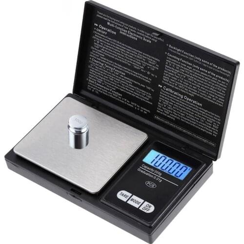 100g 500g x 0.01g LCD Digital Kitchen Scale High Precision Jewelry Gold Balance Weight Gram Pocket Weighting Electronic Scales