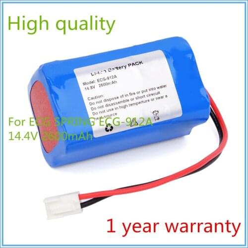 Replacement For ECG-912A ECG EKG Vital Sign Monitor Battery