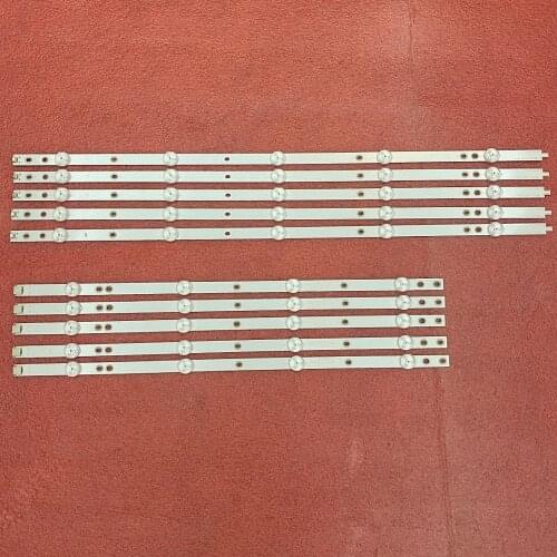 10pcs/set LED backlight strip for 50PUS6162/12 50PUS6703 50PUS6753 50PUS7383/12 50PUS6523/12 50PUS6503 LB50086 LB50082 LB50089