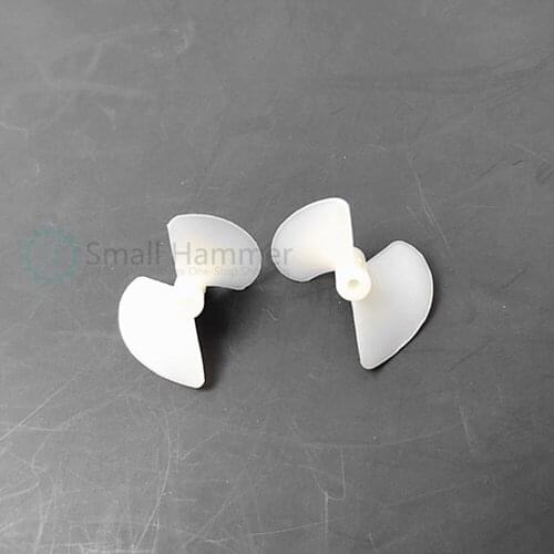 10pcs/lot a pair of white Two - blade propeller nylon propeller technology block parts