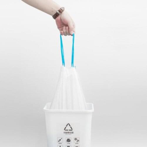 75pcs Biodegradable Garbage Bags For Kitchen Bathroom Convenience Garbage Bags Trash Disposable Bags