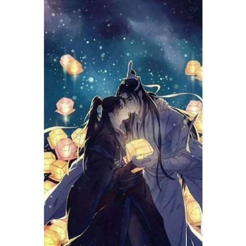 New 5D Diy Full Square/Round Diamond Painting Anime "Mo Dao Zu Shi " Cross Stitch 3D Embroidery Mosaic Home Decor Art YC35