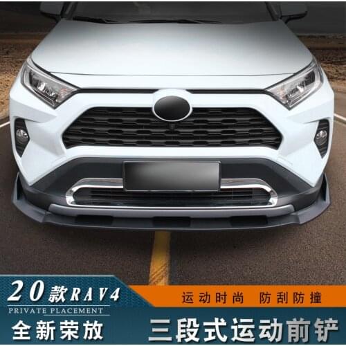 Car Accessories For Toyota Rav4 2020 Sports Front Shovel Modified Front Lip Front Bumper Exterior Trim Car covers,Car-Styling