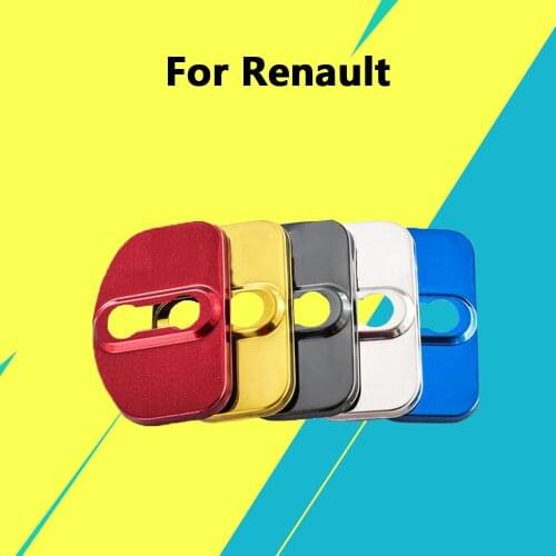 Car Styling Auto Door Lock Cover Case For Renault Scenic Laguna Captur Megane 2 3 Fluence Latitude Car Sticker Accessories
