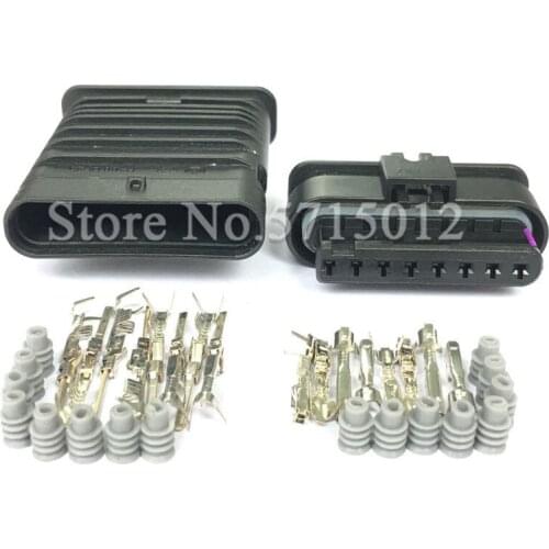 8 Hole Car Waterproof Fuel Injector Connector Dash Sensor Plug 872 862 521 1-1670920-1 For VW Audi