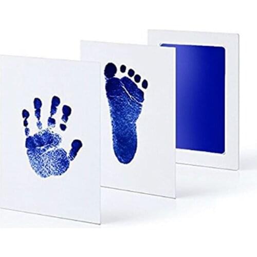 Baby Footprint Handprint Ink Pads Baby Pet Paw Prints Souvenir Safe Non-toxic Ink Pads Kits for Baby Dropshipping Wholesale