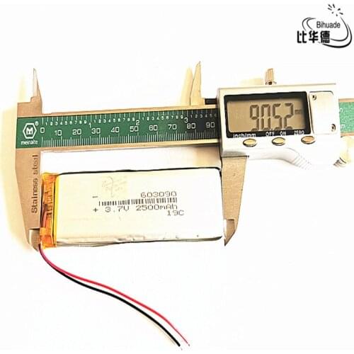 Good Qulity Liter energy battery 3.7V,2500mAH 603090 Polymer lithium ion / Li-ion battery for tablet pc BANK,GPS,mp3,mp4