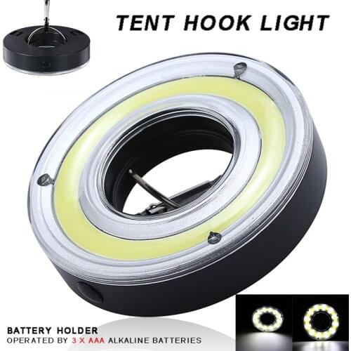 For Camping Hiking Fishing 1pc Durable Tent Flashlight LED Hook Lanterns High Quality Outdoor Mini Camping Lamp Mayitr