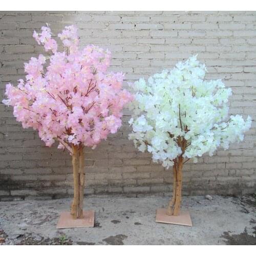 New white Artificial Cherry Flowers Tree Simulation Fake Peach Wishing Trees Christmas Tree for home decor Wedding Centerpieces