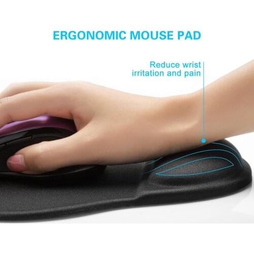 New Professional Optical Trackball ABSThicken Mouse Pad Support Wrist Comfort Mouse Pad Mat Mice Mousepad
