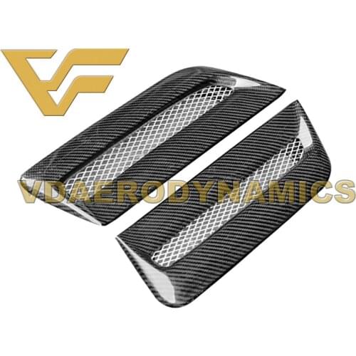 Suitable For 08-15 Mitsubishi EVO 10 X VAD Carbon Fiber Hood Vent - package SET