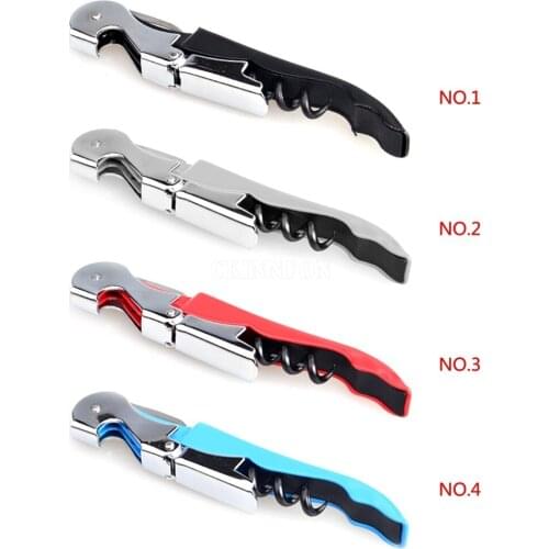 1000Pcs/Lot Wine Beer Bottle Cap Opener Corkscrew Stainless Steel Metal With Mental Handle