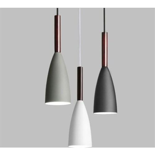 Nordic Pendant Light Solid Wood Restaurant Bar Chandelier Three Modern Bedroom Bedside Lamp Bar Cafe Ketchen Study Room fixture