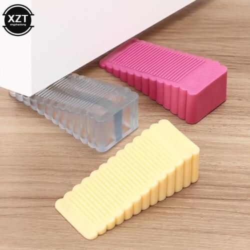 1PS Practical Safety Door Stop Silicone Anti-skid, Windproof Door Stop/Door Top/Door Stop Door Rear Retainer Anti-collision Stop