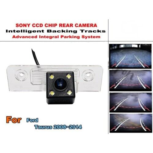 Trajectory Intelligent For Ford Taurus 2008~2014 CCD HD Night Vision Car Reverse Tracks Rear View Camera