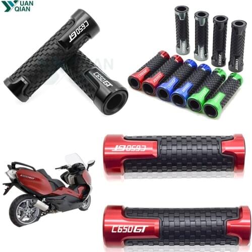 Universal 7/8"Motorcycle Accessories Aluminum Handle Bar Handlebar Hand Grips For BMW C650GT 2012 2013 2014 2015