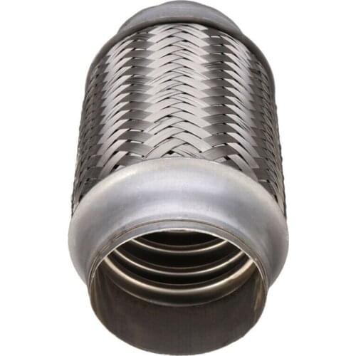 63*153mm Car Exhaust Flex Pipe Stainless Steel Weld Flexible Joint Tube for Muffler Exhaust Pipe Car Accessories