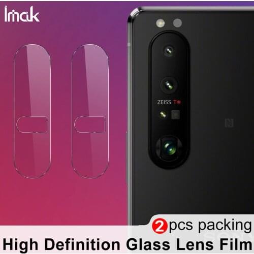 Imak Camera Lens Tempered Glass For Sony Xperia 1 iii Rear Camera Len Protector Protective Film