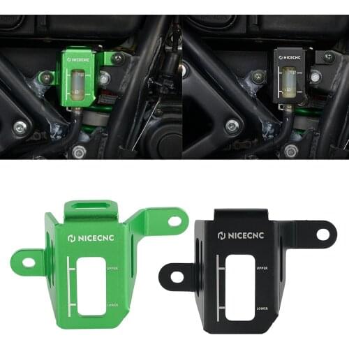 Rear Brake Fluid Reservoir Protector Cover For Kawasaki KLR650 KLR 650 2008-2018 2009 2010 2011 2012 2013 2014 2015 2016 2017