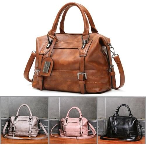 Vintage Womens Handbags Famous Fashion Brand Candy Shoulder Bags Ladies Totes Simple Trapeze Women Messenger Bag