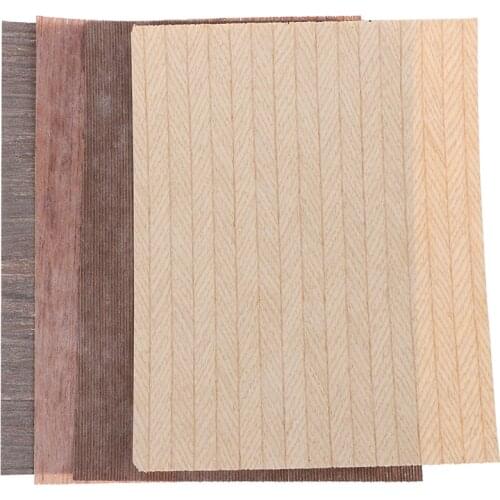 1:12 Dollhouse Miniature Flooring Wood Veneer Living Room Furniture Accessories