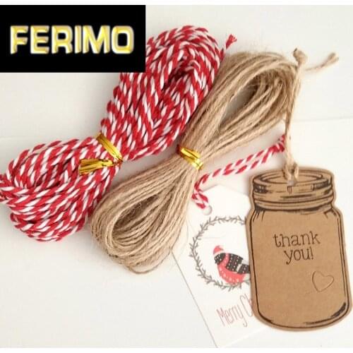 10-100M 1mm Wide Natural Jute Twine Cord Handmade Hemp Jute Rope 1.5mm Wide Red Cotton Rope Thread Linen String DIY Scrapbooking