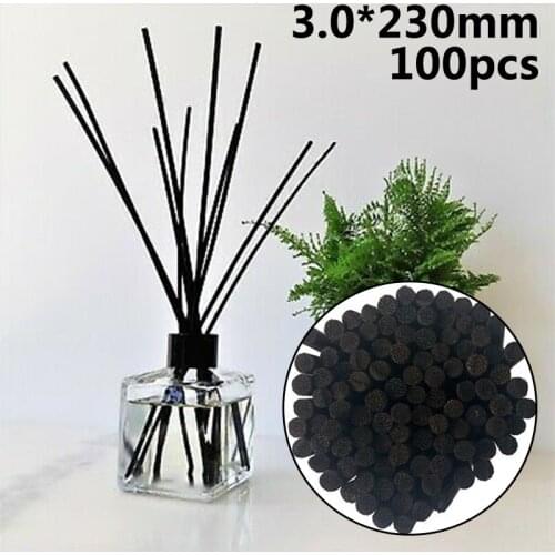 100pcs 3mm Natural Rattan Reed Fragrance Diffuser Aroma Replacement Sticks Rattan Reed Oil Diffuser Refill Sticks Home Decor