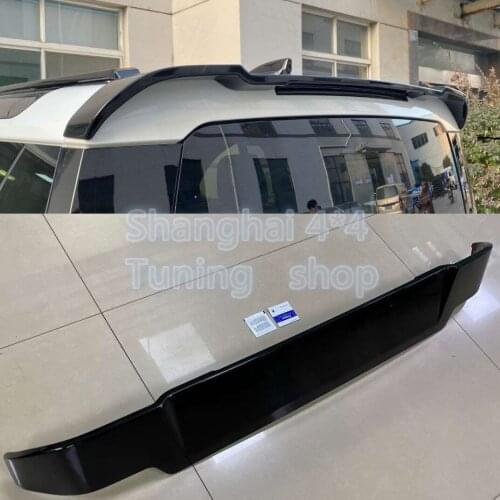 ABS Black Rear Spoiler Wing Flap for Land Rover Defender 2020 2021 Rear Trunk Spoiler Wing Durable