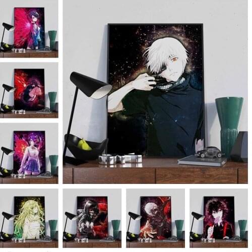 Hd Home Decoration Canvas Painting Tokyo Ghoul Picture Wall Art Prints Modular Japan Anime No Framework Poster For Living Room