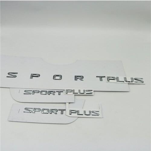 Chrome Front Rear Car Emblem Sticker Sport Plus Logo Letters For Lexus LX470 LX570 GX460 Accessories