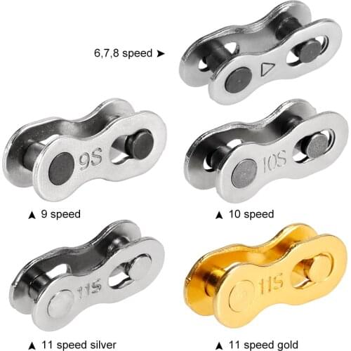 5 Pair/1Pair Bike Chain Quick Link Connector Lock Set MTB Road Bicycle Power Chain Quick Release Buckle for 6 7 8 9 10 11 Speed