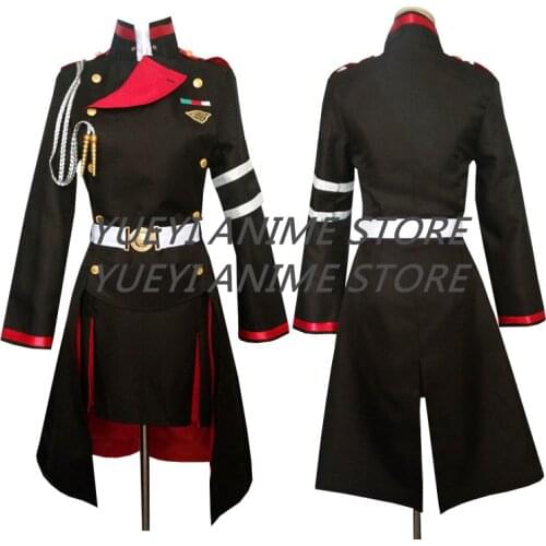 Anime Seraph of the End Cosplay Uniform Costume Halloween Christmas Party Suits Adult Outfit Clothing