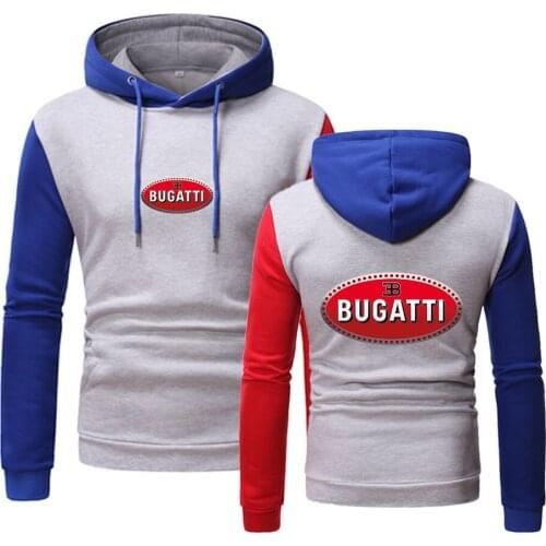 Bugatti Logo 2021 fashion Hoodie Streetwear Nine Printing pullover Sweatshirt Men autumn winter Hip Hop hoodie hoodies men