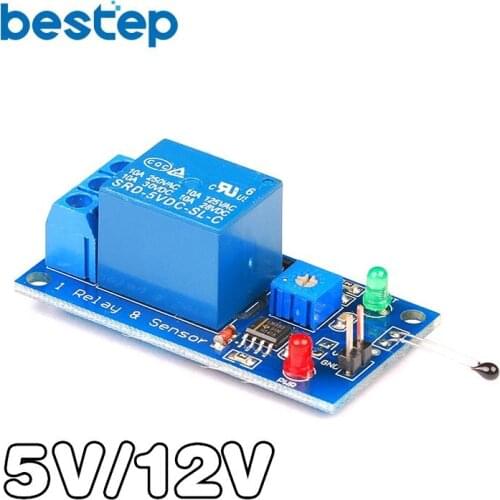 5V 12V 1 Channel Thermal Sensor Module Relay Module Temperature Sensor Module in Thermistor Module