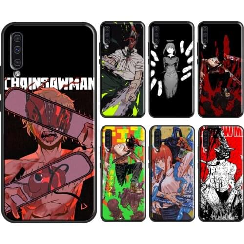 Chainsaw Man Horror Anime Soft Case For Samsung Galaxy A52 A42 A12 A20e A21S A10 A40 A50 A70 A51 A71 A31 A41 Cover