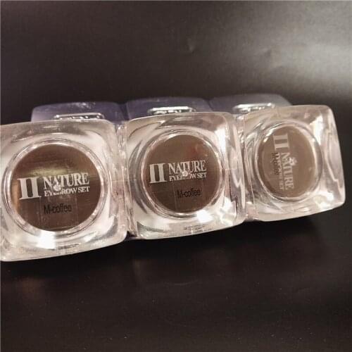 5pcs MIDDLE COFFEE color PCD tattoo ink set permanent makeup pigment kit 5G cosmetic paint for 3D Eyebrow Eyeliner
