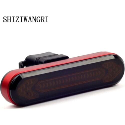 New Smart Rear Bike Light With wireless remote control USB Rechargeable Safety Warning Road MTB Bicycle Cycling Taillight