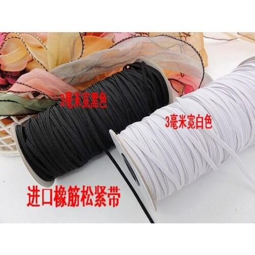 New 20meters/lot Rubber wire elastic band 9mm width nylon webbing for children/oldmen clothes free shipping