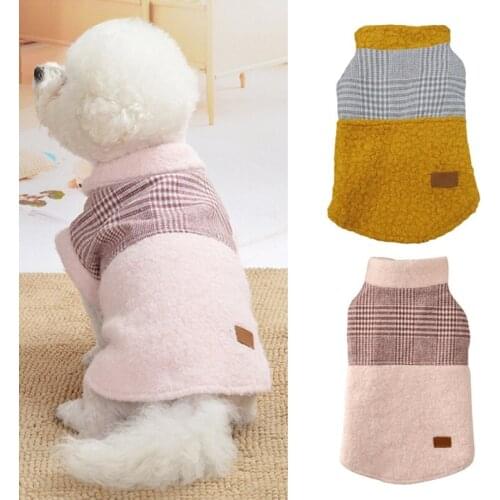 Pet Dog Clothes Winter Jackets Coat Warm Thicken Polar Fleece Vest Small Dog Motorcycle Waistcoat Coat Clothing Coats