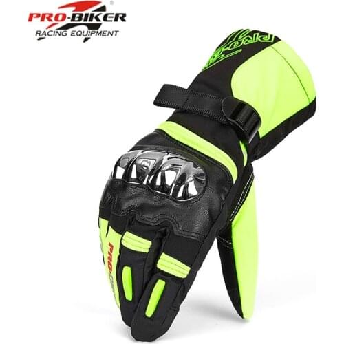 PRO-BIKER Motorbike 100% Waterproof Windproof Gloves Winter Warm Guantes Touch Screen Motosiklet Eldiveni Protective Moto Glove