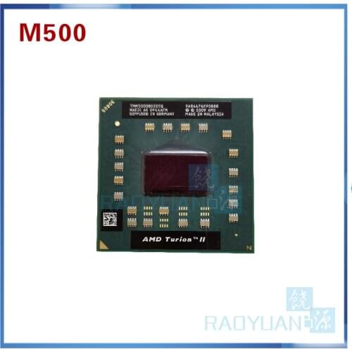 AMD Turion II Ultra Mobile M500 Processor 2.2GHz 1MB L2 Cache Socket S1 (S1g3) PGA638 TMM500 TMM500DBO22GQ Laptop CPU