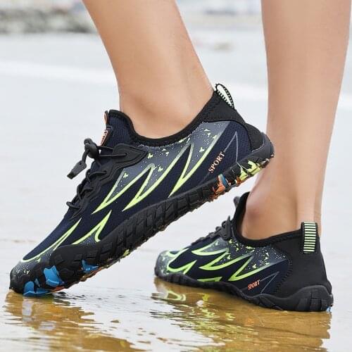 Five-finger shoes men and women wading shoes diving boots non-slip beach socks shoes swimming shoes outdoor water shoes